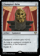Champion's Helm (CMM-375) [Commander Masters] Foil