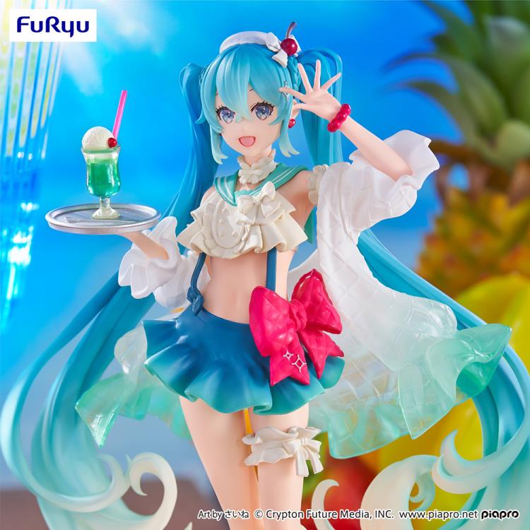 Hatsune Miku: SweetSweets Series (Melon Cream Soda Float Ver.) Exceed Creative Figure