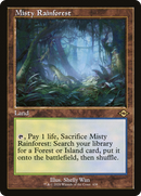 Misty Rainforest (Retro Frame) (Foil Etched) (MH2-438) [Modern Horizons 2] Foil