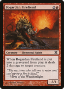 Bogardan Firefiend (10E-193) [Tenth Edition] Foil