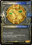 Gold-Forged Thopteryx (Showcase) (MAT-081) [March of the Machine: The Aftermath]