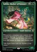 Sakiko, Mother of Summer (Foil Etched) (CMM-570) [Commander Masters] Foil