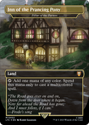 Inn of the Prancing Pony - Pillar of the Paruns (Surge Foil) (LTC-402) (Borderless) [Tales of Middle-earth Commander] Foil