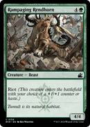 Rampaging Rendhorn (RVR-154) [Ravnica Remastered] Foil