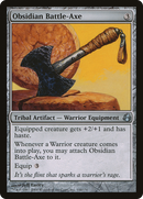 Obsidian Battle-Axe (MOR-144) [Morningtide] Foil