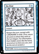 Do-Over (CMB1-020) [Mystery Booster Playtest Cards 2019]