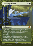 Doubling Season (WOT-052) (Showcase) (Borderless) [Wilds of Eldraine: Enchanting Tales] Foil