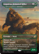 Anguirus, Armored Killer - Gemrazer (IKO-376) (Borderless) [Ikoria: Lair of Behemoths] Foil