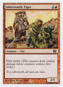 Sabretooth Tiger (8ED-217) [8th Edition] Foil