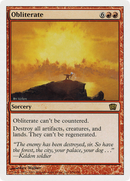 Obliterate (8ED-204) [8th Edition] Foil
