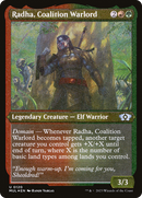 Radha, Coalition Warlord (Foil Etched) (MUL-120) [Multiverse Legends] Foil