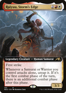 Raiyuu, Storm's Edge (Extended Art) (NEO-491) [Kamigawa: Neon Dynasty] Foil