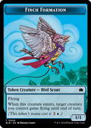 Finch Formation Token (BLB-006) [Bloomburrow Tokens]
