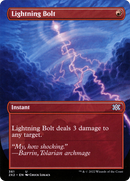 Lightning Bolt (Borderless) (2X2-361) [Double Masters 2022] Foil
