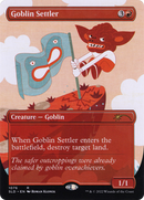 Goblin Settler (SLD-1076) (Borderless) [Secret Lair Drop]