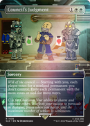 Council's Judgment (Rainbow Foil) (SLD-1635★) (Borderless) [Secret Lair Drop] Foil