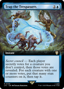 Trap the Trespassers (Extended Art) (LTC-108) [Tales of Middle-earth Commander] Foil