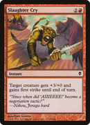 Slaughter Cry (ZEN-149) [Zendikar] Foil