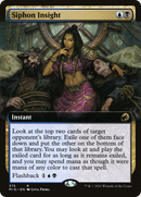 Siphon Insight (Extended Art) (MID-375) [Innistrad: Midnight Hunt] Foil