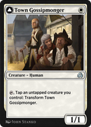 Town Gossipmonger // Incited Rabble (SIR-053) [Shadows over Innistrad Remastered]