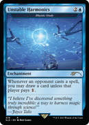 Unstable Harmonics - Rhystic Study (SLD-478) [Secret Lair Drop] Foil