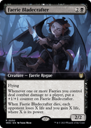 Faerie Bladecrafter (Extended Art) (WOC-050) [Wilds of Eldraine Commander]