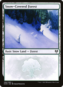 Snow-Covered Forest (KHM-284) [Kaldheim] Foil