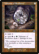 Talisman of Resilience (Retro Frame) (MH1-037) [Modern Horizons 1 Timeshifts] Etched Foil