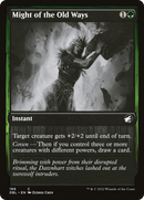 Might of the Old Ways (DBL-189) [Innistrad: Double Feature] Foil