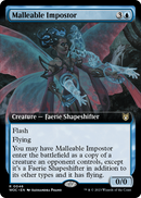 Malleable Impostor (Extended Art) (WOC-046) [Wilds of Eldraine Commander]