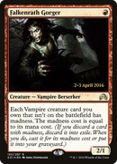 Falkenrath Gorger (PRE-155) [Shadows over Innistrad Promos] Foil