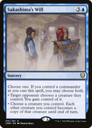 Sakashima's Will (CMR-091) [Commander Legends] Foil
