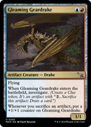 Gleaming Geardrake (MKM-205) [Murders at Karlov Manor] Foil