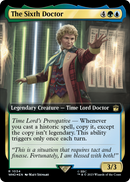 The Sixth Doctor (Extended Art) (Surge Foil) (WHO-1034) [Doctor Who] Foil