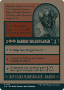 Garruk Wildspeaker (SLD-1457) (Borderless) [Secret Lair Drop]