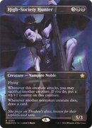 High-Society Hunter (Borderless) (Mana Foil) (FDN-384) [Foundations] Foil