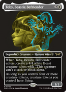 Toby, Beastie Befriender (Showcase) (DSK-356) (Borderless) [Duskmourn: House of Horror] Foil