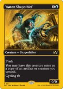 Waxen Shapethief (First-Place Foil) (DFT-444) [Aetherdrift] Foil