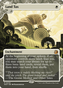 Land Tax (WOT-009) (Showcase) (Borderless) [Wilds of Eldraine: Enchanting Tales] Foil