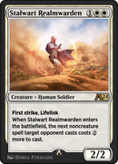 Stalwart Realmwarden (YOTJ-005) [Alchemy: Outlaws of Thunder Junction]