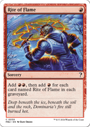 Rite of Flame (White Border) (MB2-059) [Mystery Booster 2]