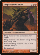 Deep-Slumber Titan (SHM-089) [Shadowmoor] Foil