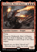 Drakuseth, Maw of Flames (CMM-218) [Commander Masters] Foil