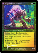 Golgari Grave-Troll (Retro Frame) (Serial Numbered) (RVR-348) [Ravnica Remastered] Foil
