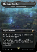 The Dead Marshes - Urborg, Tomb of Yawgmoth (Surge Foil) (LTC-405) (Borderless) [Tales of Middle-earth Commander] Foil