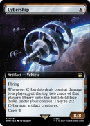 Cybership (Extended Art) (Surge Foil) (WHO-1049) [Doctor Who] Foil