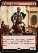 Humble Defector (Extended Art) (CMR-667) [Commander Legends] Foil