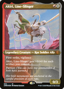 Akiri, Line-Slinger (Foil Etched) (CMR-515) [Commander Legends] Etched Foil