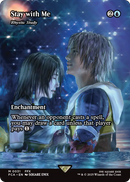 Stay with Me - Rhystic Study (Showcase) (FCA-031) (Borderless) [FINAL FANTASY: Through the Ages] Foil