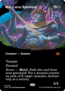 Rot-Curse Rakshasa (Borderless) (TDM-339) (Showcase) [Tarkir: Dragonstorm] Foil